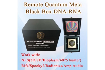 How does Bioresonance Sensor-ISHA BLACK BOX work using hair and other remote tests?