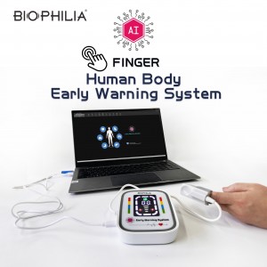 Biophilia AI Finger model Early Warning Systems for human scaning